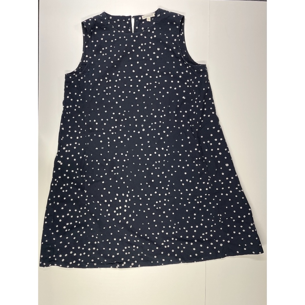 Eileen Fisher Black and White Dot Dress Size Medium EUC
